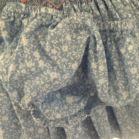 Edgehill Collection Light Blue Floral Dress - Picture 6 of 10